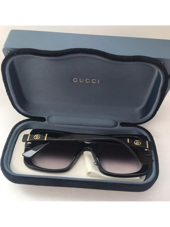 New - ?Authentic Gucci Grey Gradient Square Ladies Sunglasses GG0632S 001 56 . main image 9